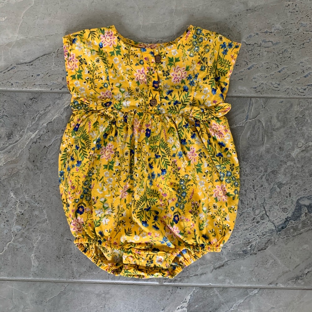 Floral Bubble Onesie
